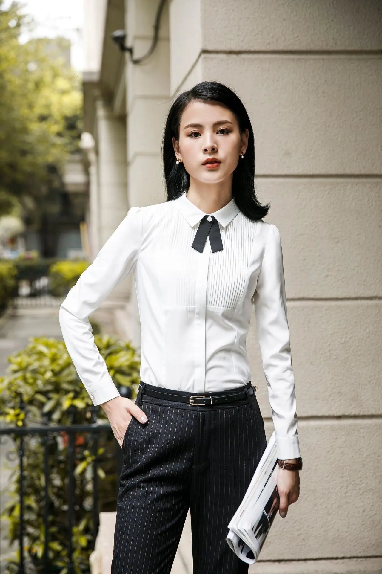 2022 Fashion Women Suits Office Lady Business Work Uniforms Formal Pant Suits Female 3 Piece Set Striped Pants Blazer and Vest