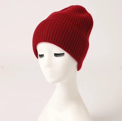 Naizaiga 100 cashmere Cashmere knitted hat without eaves for lovers boy girl  hat, SN751