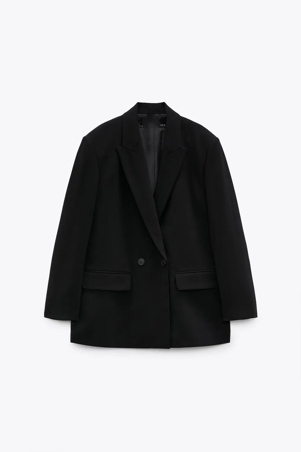 PB&ZASpring/Summer 2023 New Commuting Loose Leisure Fashion Suit Lapel Loose Double Breasted Blazer