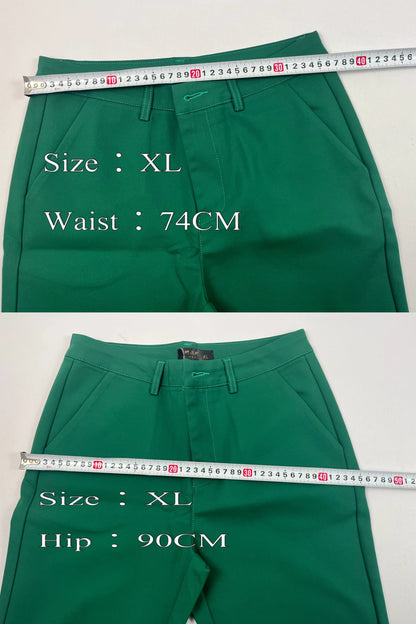 Spring Summer Womens Office Pencil Pants High Waist Ankle-length Pantalones Elegant Slim Ol Spodnie Elastic Cotton Oversize 4xl