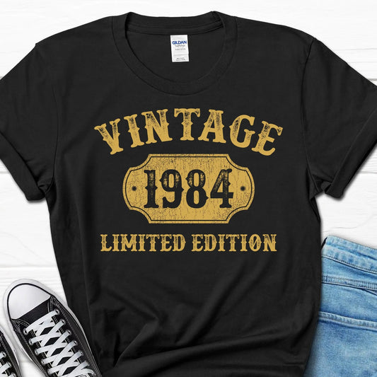 40 Year Birthday T Shirt For Him 1984 Funny s 40th From Wife Husband Dad Men Years Papa Men's