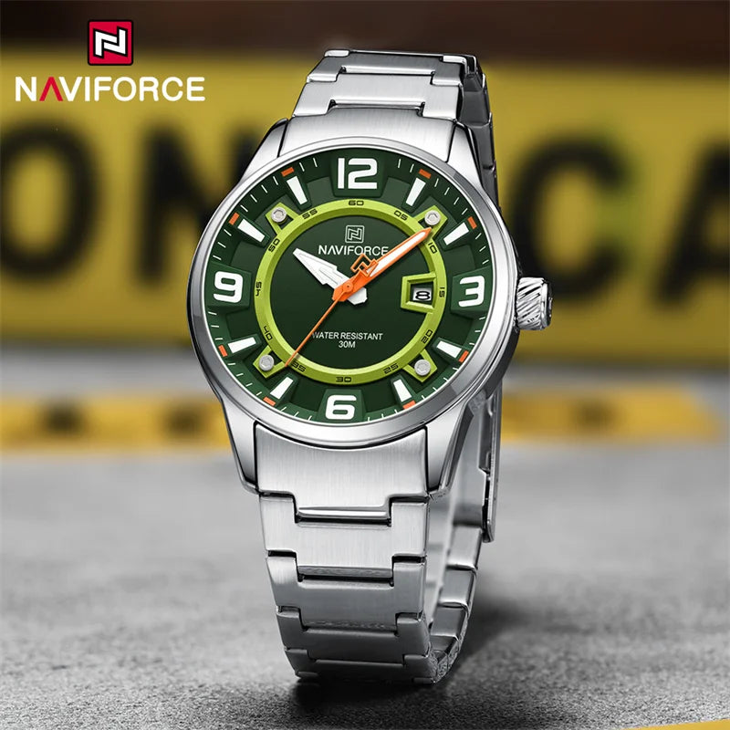 NAVIFORCE Original Classic Watches For Men Top Brand Calendar Quartz Wristwatches Luxury Waterproof Luminous Clock Reloj Hombre