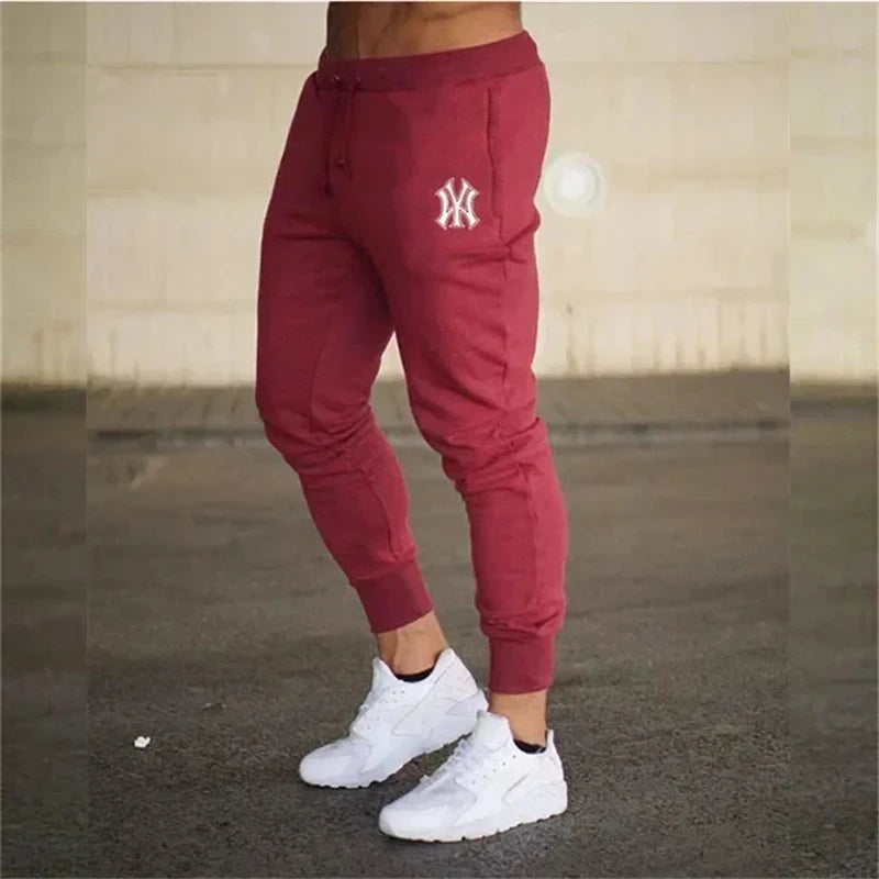 Fashion Casual Digital Printed Jogger Pants Men Fitness Gyms Pants Tight Outdoor Sweatpants Running Pants Mens Trousers S-3XL