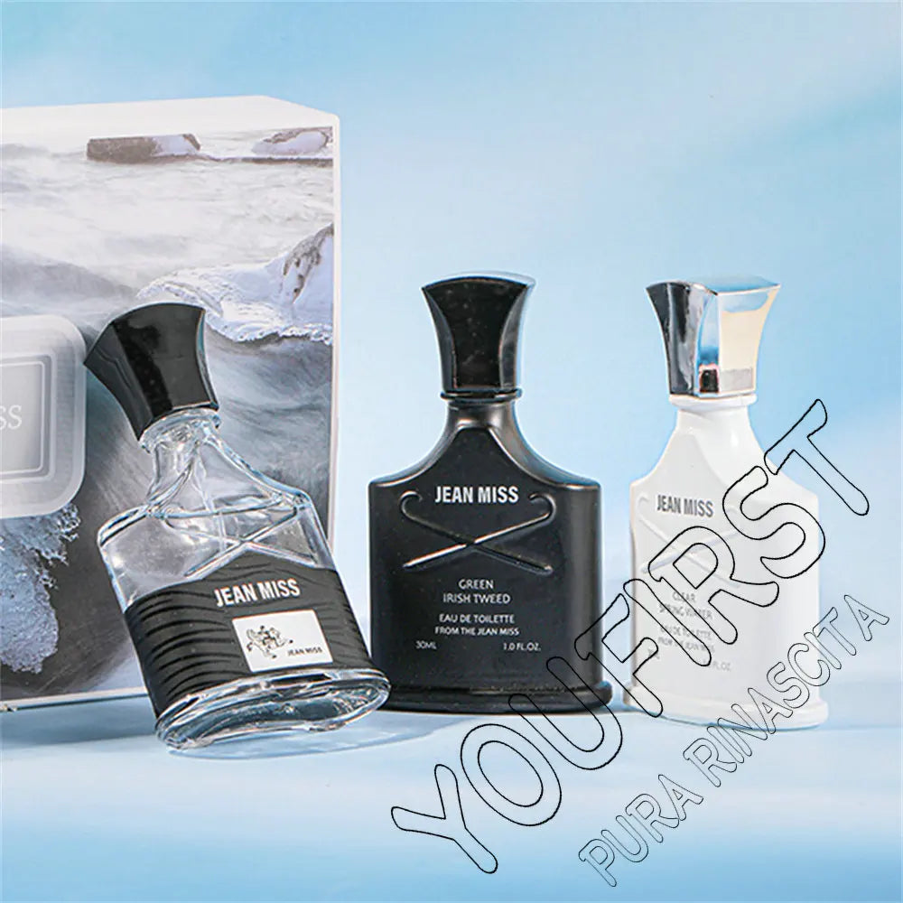 Fresh Natural 90ml Perfume Men Gift Box 3pcs Set Lasting Cologne Scent Perfumy Męskie Charming Man Perfumes Hombres Originales