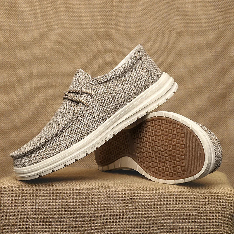 Autumn New Men Casual Shoes Rubber Sole Canvas Sneakers Men Flats Footwear Breathable And Soft Sport Shoes