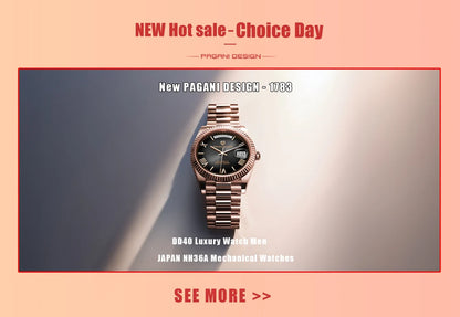 2024 New PAGANI DESIGN Women's Watches Luxury Watch For Women Quartz Wristwatch Ladies Sapphire Waterproof Exquisite Gift Clock