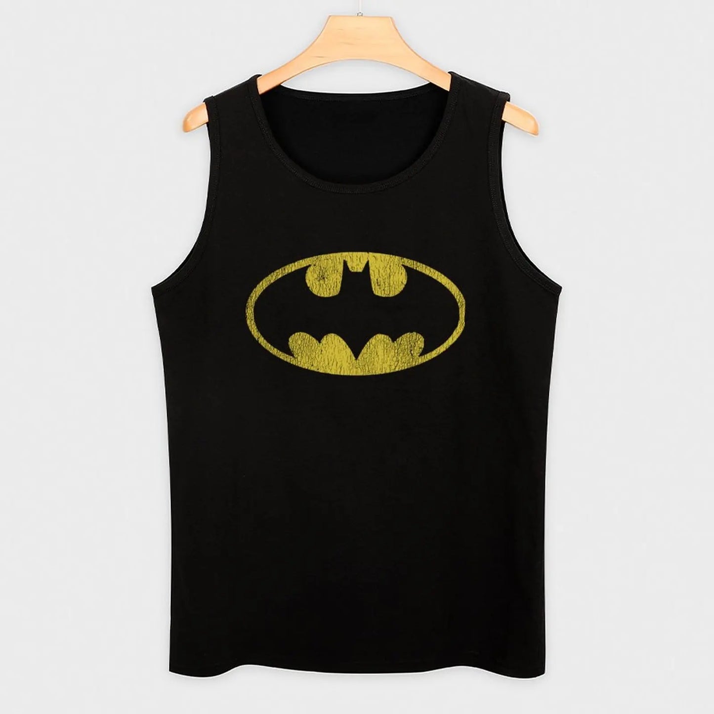 Bat Classic Yellow Logo/Perfect Gift Tank Top t-shirts man t-shirt gym man Sports shirt man