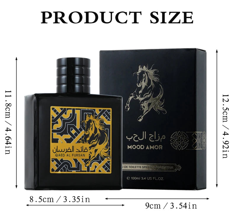 100ml Original Men's Perfume High QualityDubai Arabian Perfume Long Lasting Light Fragrance Arabian Water Cologne Pheromones