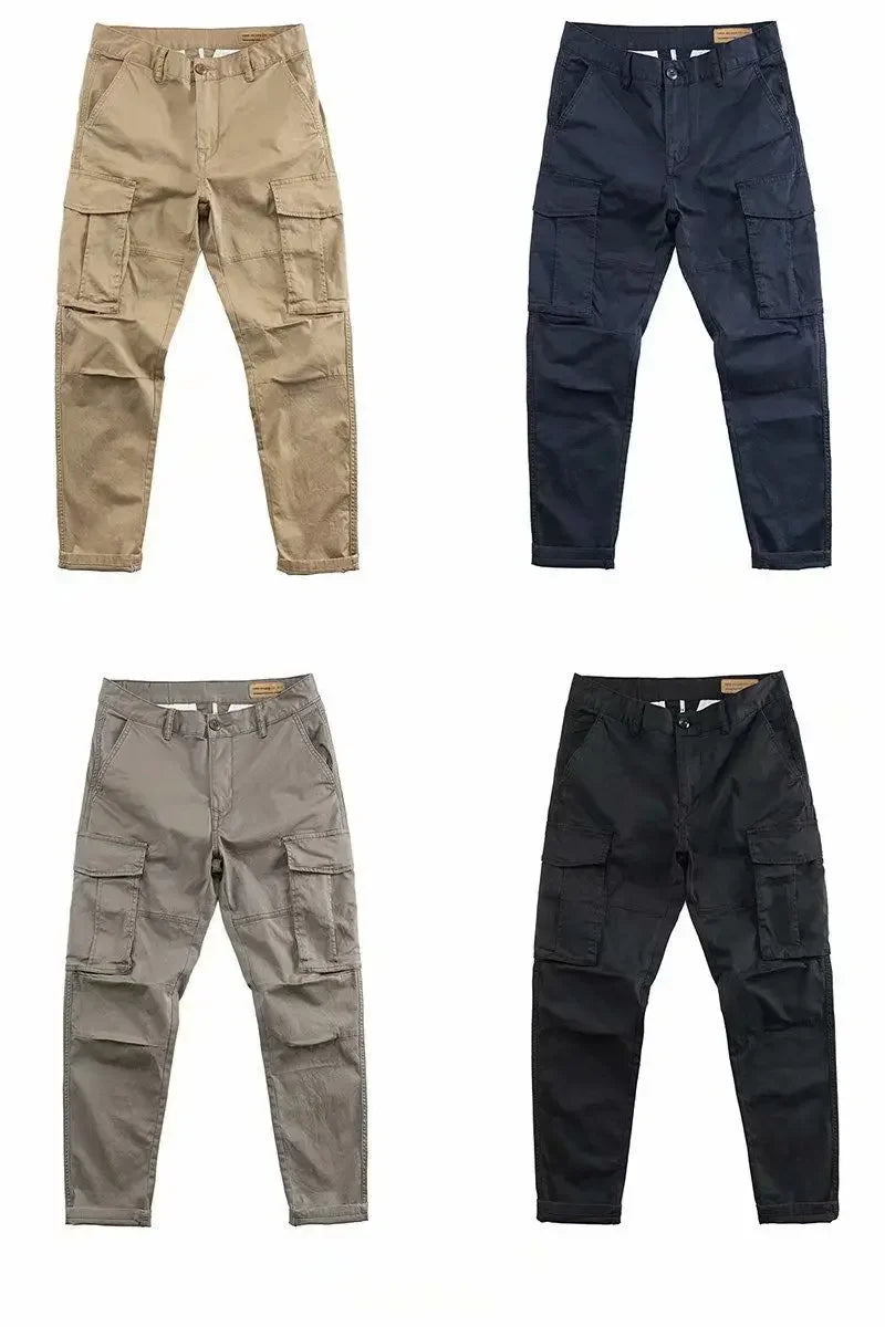 Men's Cargo Pants Work Wear Autumn Khaki Male Trousers Nylon Big Size Cheapest Designer Fashion Emo New in Baggy Long Slacks Y2k