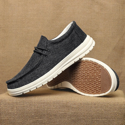 Autumn New Men Casual Shoes Rubber Sole Canvas Sneakers Men Flats Footwear Breathable And Soft Sport Shoes