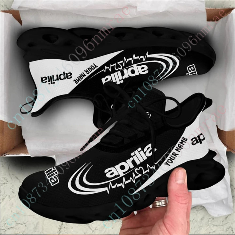 Aprilia Sports Shoes For Men Unisex Tennis Casual Running Shoes Big Size Men's Sneakers Lightweight Male Sneakers Custom Logo