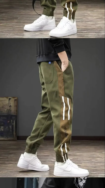 Casual Male Trousers Baggy New In Y2k Vintage Harajuku Men's Cargo Pants Cotton Luxury High Quality Cheapest Korean Style Long