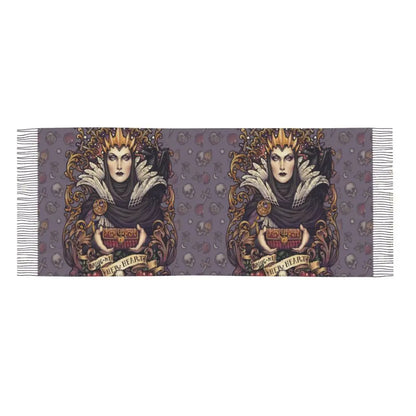 Printed The Major Arcana Of Tarot Vintage Patchwork Scarf Men Women Winter Fall Warm Scarves Occult Witch Spiritual Shawl Wrap