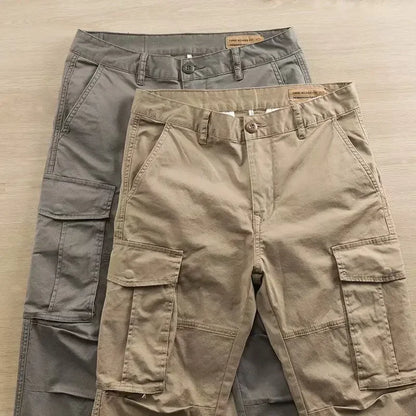 Men's Cargo Pants Work Wear Autumn Khaki Male Trousers Nylon Big Size Cheapest Designer Fashion Emo New in Baggy Long Slacks Y2k