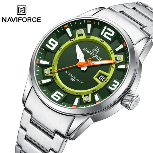 NAVIFORCE Original Classic Watches For Men Top Brand Calendar Quartz Wristwatches Luxury Waterproof Luminous Clock Reloj Hombre