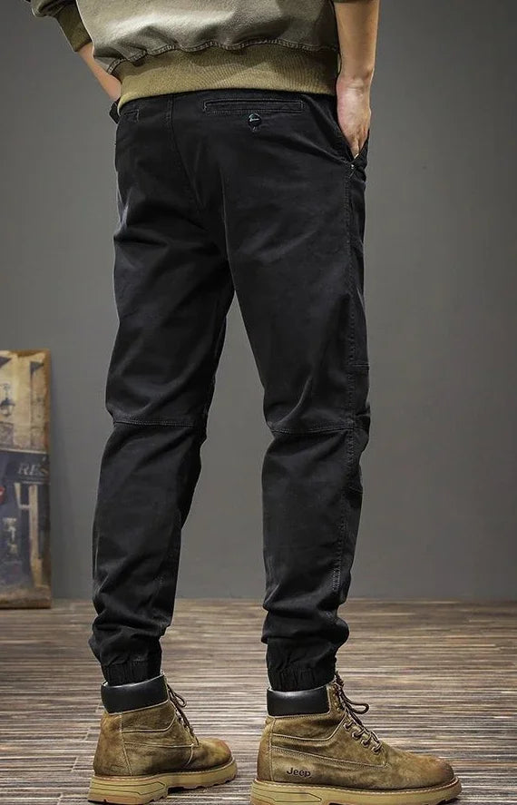 Grey Men's Cargo Pants Multipockets Black Male Trousers Multi Pocket Slim Techwear Harajuku Korean Style Cotton Nylon Y2k Luxury