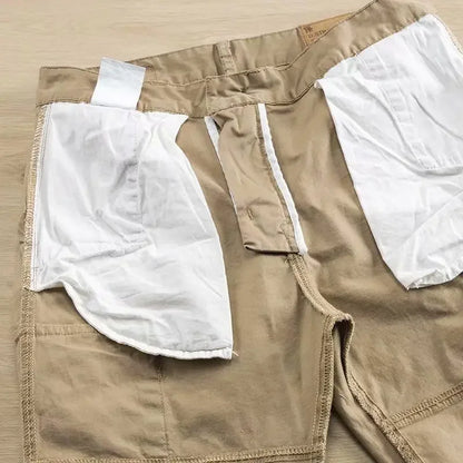 Men's Cargo Pants Work Wear Autumn Khaki Male Trousers Nylon Big Size Cheapest Designer Fashion Emo New in Baggy Long Slacks Y2k