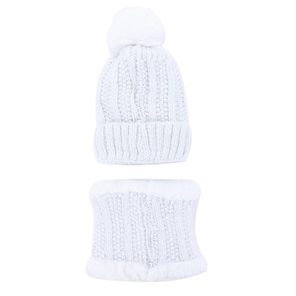 Warm Winter Skullies Beanies Knitted Hat Women Brand High Quality Winter Women Ball Ski Wool Fur Hat Pompoms Hats Knitted Scarf